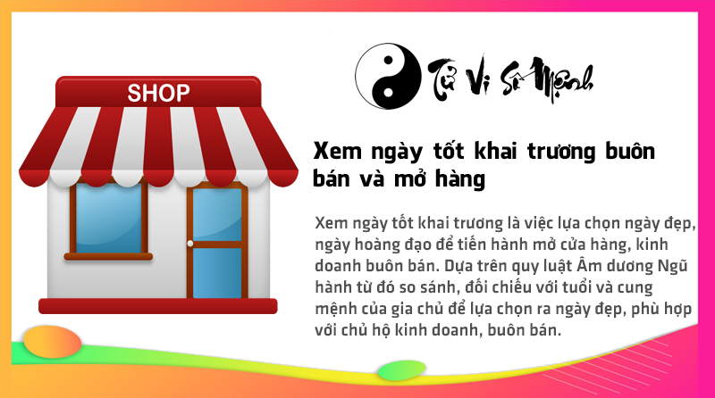 Xem ngày tốt khai trương buôn bán và mở hàng