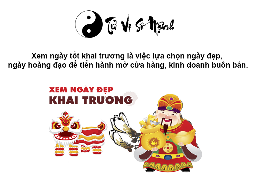 Xem ngày tốt khai trương buôn bán và mở hàng