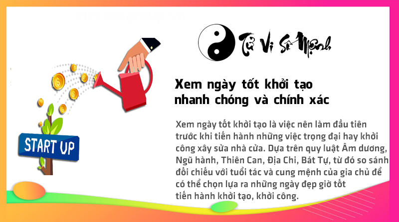 Xem ngày tốt khởi tạo nhanh chóng và chính xác