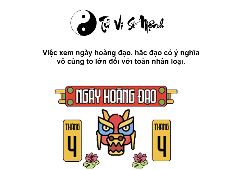 Cách tính ngày hoàng đạo và ngày hắc đạo