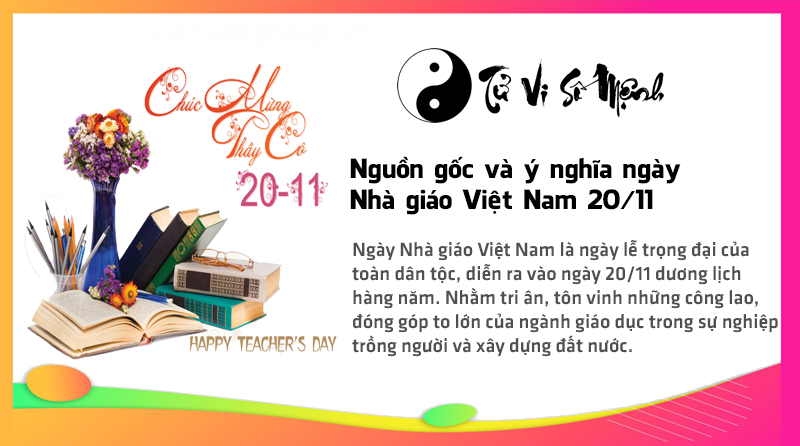 Nguồn gốc và ý nghĩa ngày Nhà giáo Việt Nam 20/11