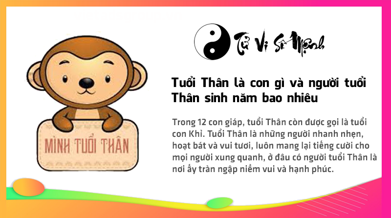Tuổi Thân là con gì và người tuổi Thân sinh năm bao nhiêu