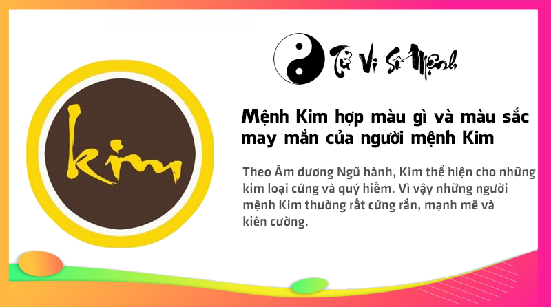 Mệnh Kim hợp màu gì và màu sắc may mắn của người mệnh Kim