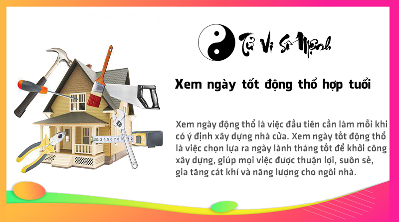 Xem ngày tốt động thổ hợp tuổi