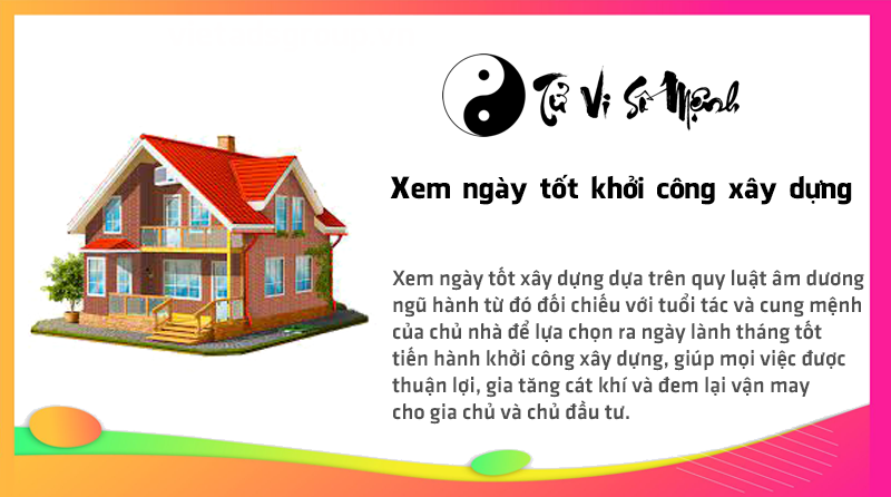 Xem ngày tốt khởi công xây dựng
