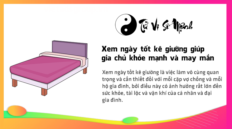 Xem ngày tốt kê giường giúp gia chủ khỏe mạnh và may mắn