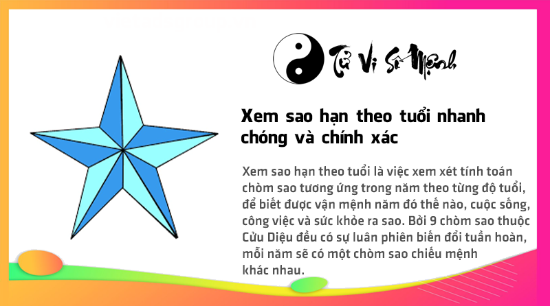 Xem sao hạn theo tuổi nhanh chóng và chính xác