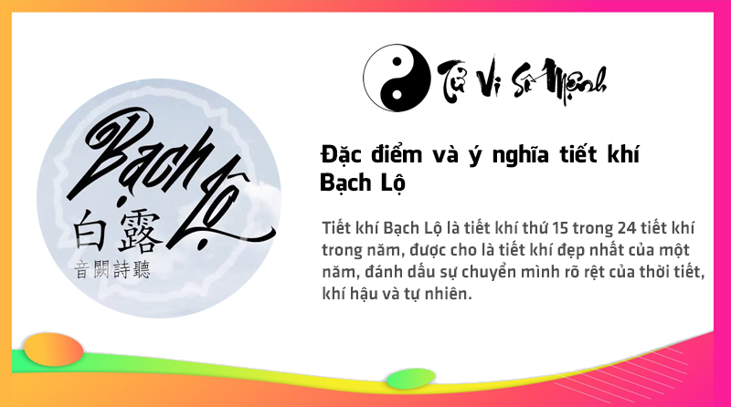 Đặc điểm và ý nghĩa tiết khí Bạch Lộ