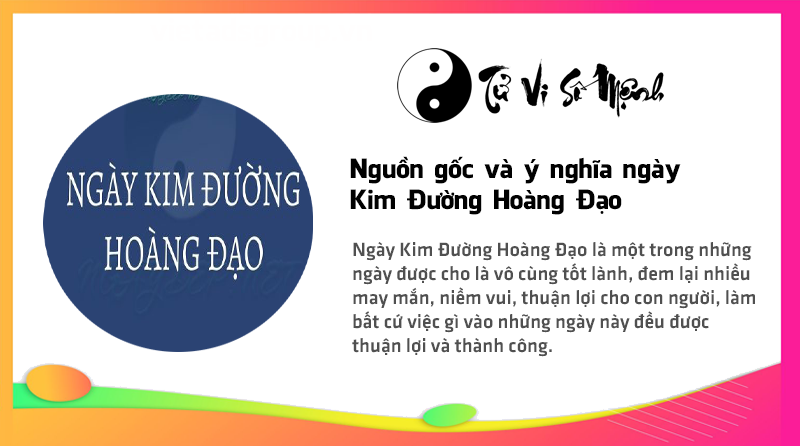 Nguồn gốc và ý nghĩa ngày Kim Đường Hoàng Đạo