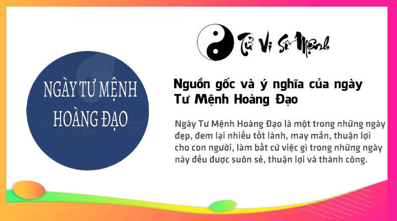 Nguồn gốc và ý nghĩa của ngày Tư Mệnh Hoàng Đạo