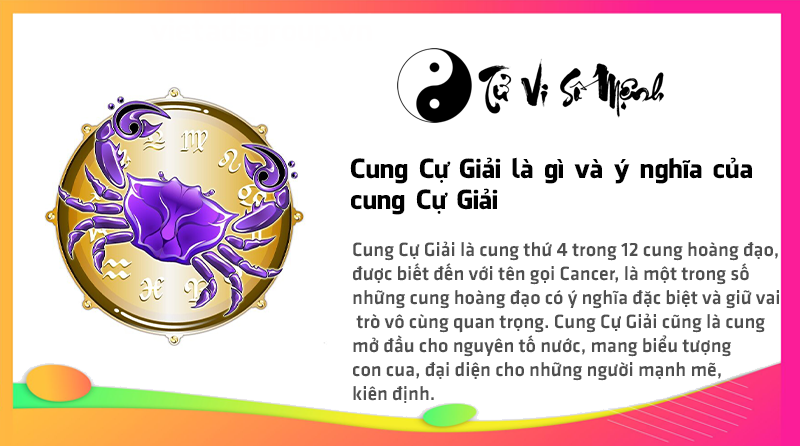 Cung Cự Giải là gì và ý nghĩa của cung Cự Giải