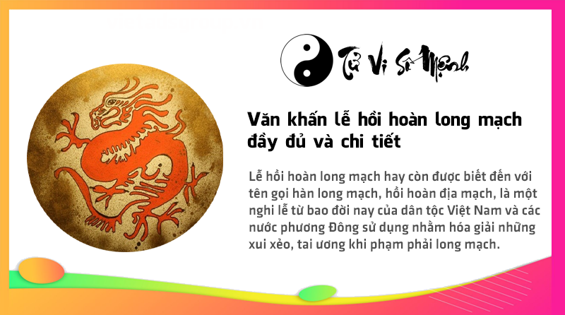 Văn khấn lễ hồi hoàn long mạch đầy đủ và chi tiết