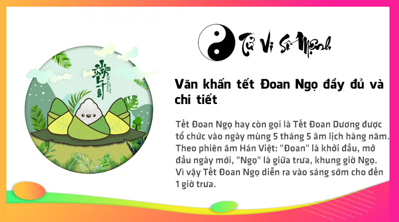 Văn khấn tết Đoan Ngọ đầy đủ và chi tiết