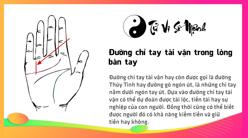 Đường chỉ tay tài vận trong lòng bàn tay
