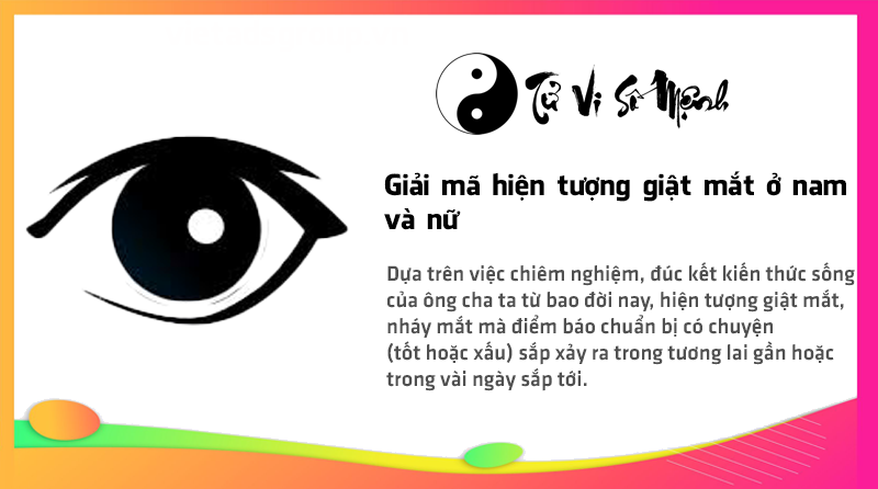 Giải mã hiện tượng giật mắt ở nam và nữ