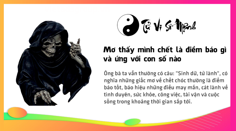 Mơ thấy mình chết là điềm báo gì và ứng với con số nào