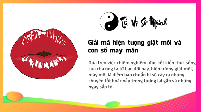 Giải mã hiện tượng giật môi và con số may mắn