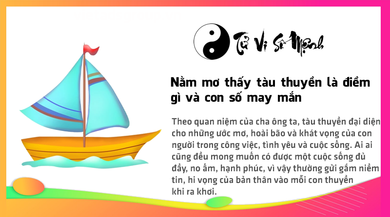 Nằm mơ thấy tàu thuyền là điềm gì và con số may mắn
