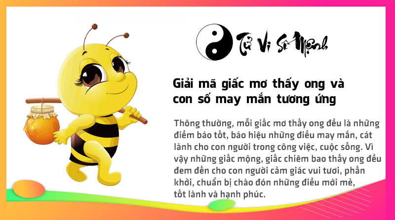 Giải mã giấc mơ thấy ong và con số may mắn tương ứng