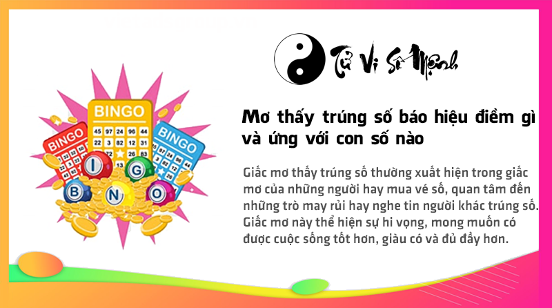 Mơ thấy trúng số báo hiệu điềm gì và ứng với con số nào