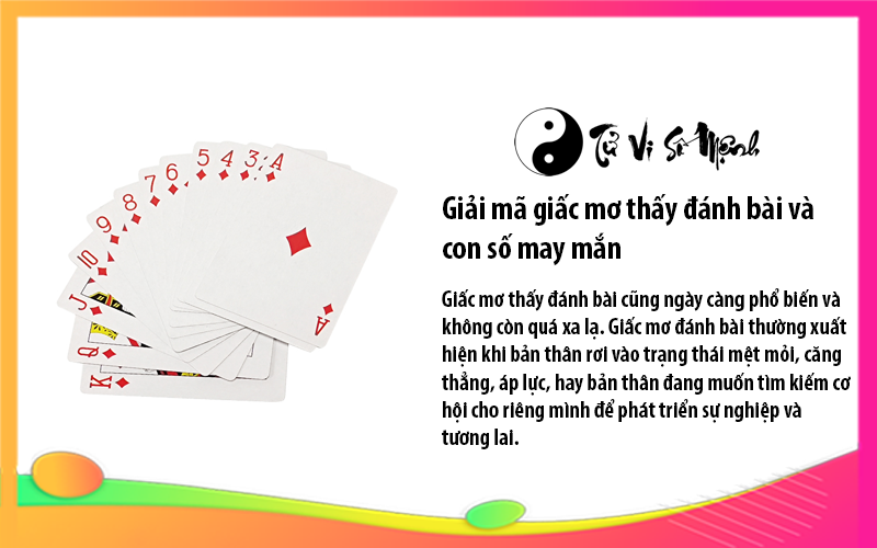 Giải mã giấc mơ thấy đánh bài và con số may mắn