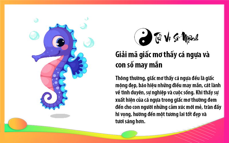 Giải mã giấc mơ thấy cá ngựa và con số may mắn