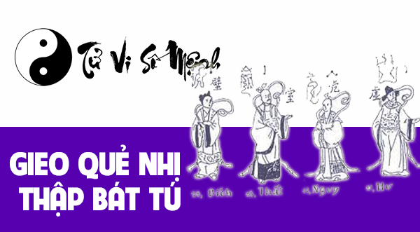 Gieo quẻ NHỊ THẬP BÁT TÚ