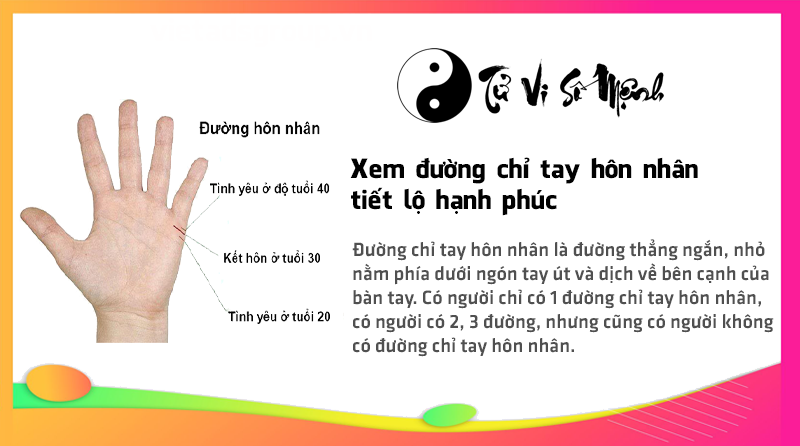 Xem đường chỉ tay h&ocirc;n nh&acirc;n tiết lộ hạnh ph&uacute;c