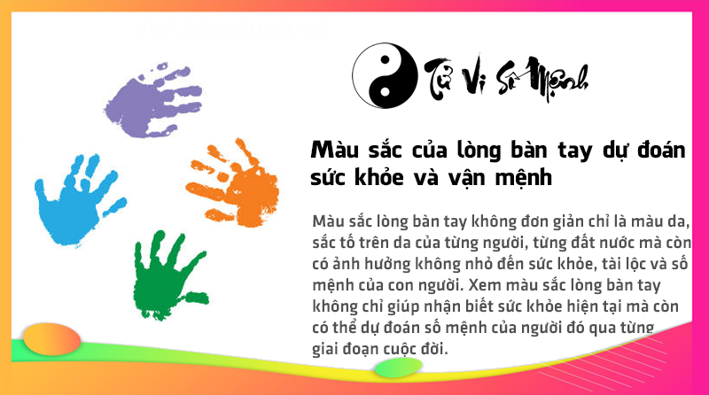 Màu sắc của lòng bàn tay dự đoán sức khỏe và vận mệnh