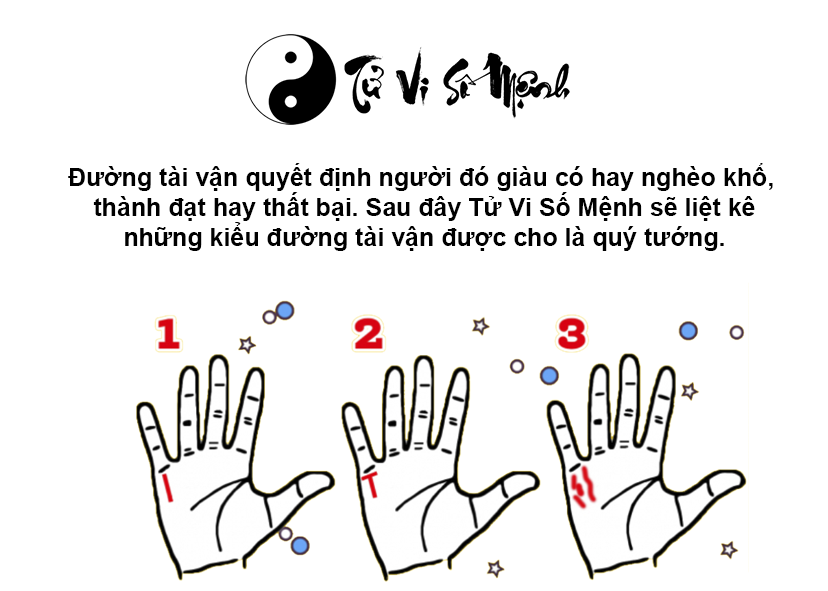 Đường chỉ tay tài vận trong lòng bàn tay