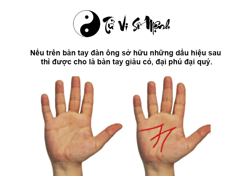 Tướng bàn tay giàu có sở hữu nhiều đất đai