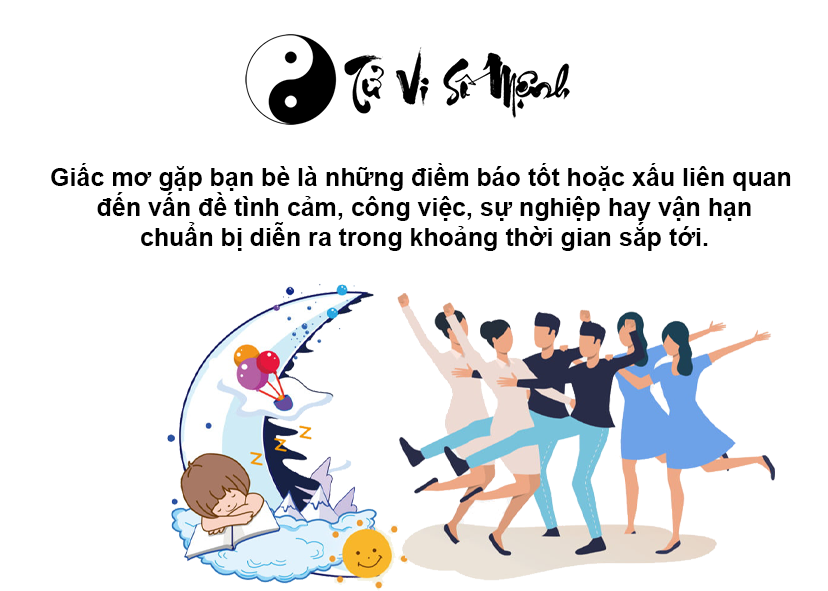 Mơ gặp bạn bè dự báo điềm gì và ứng với con số nào