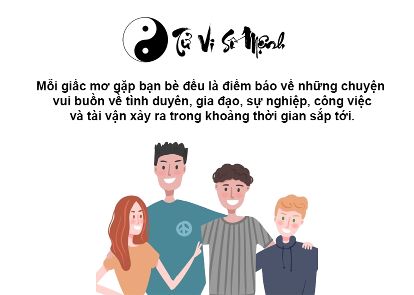 Mơ gặp bạn bè dự báo điềm gì và ứng với con số nào