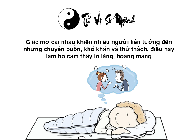 Mơ thấy cãi nhau là điềm gì và ứng với con số nào