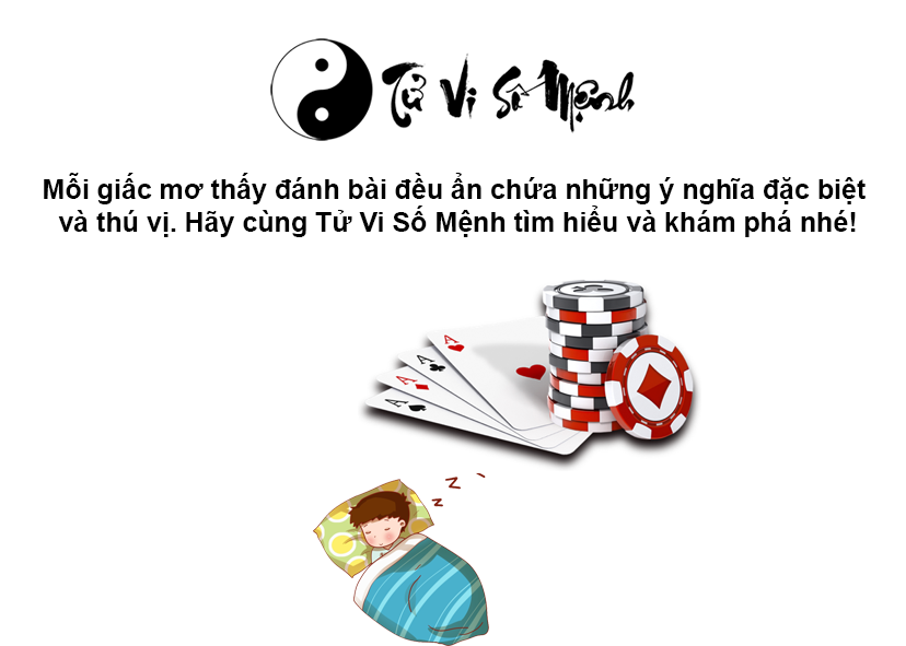 Giải mã giấc mơ thấy đánh bài và con số may mắn