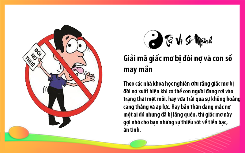 Giải mã giấc mơ bị đòi nợ và con số may mắn