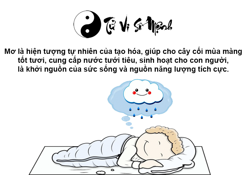 Giải m&atilde; giấc mơ thấy mưa v&agrave; con số may mắn