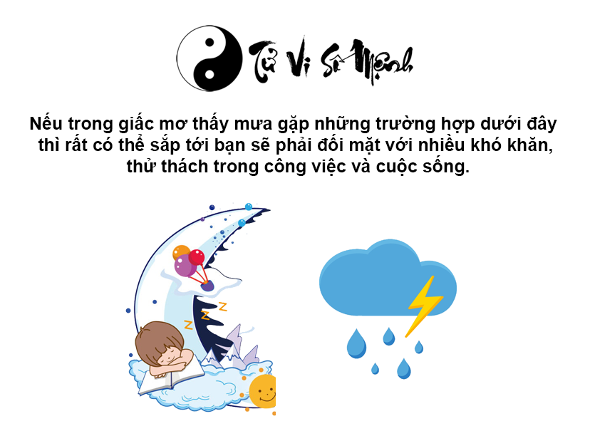 Giải m&atilde; giấc mơ thấy mưa v&agrave; con số may mắn