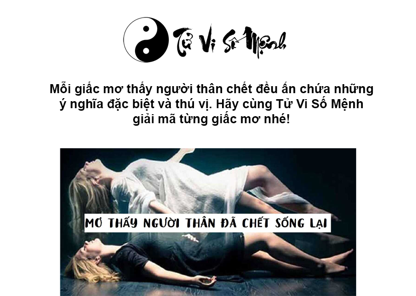 Nằm mơ thấy người thân chết là điềm gì và ứng với con số nào