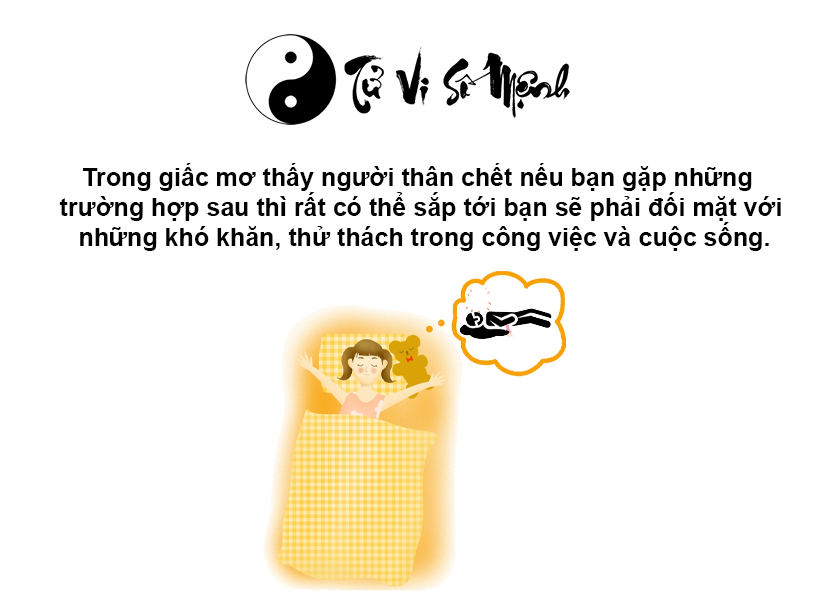 Nằm mơ thấy người thân chết là điềm gì và ứng với con số nào