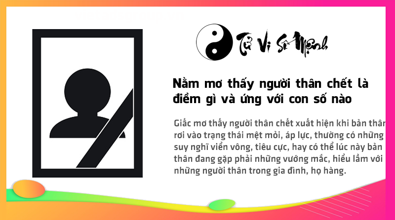 Nằm mơ thấy người thân chết là điềm gì và ứng với con số nào