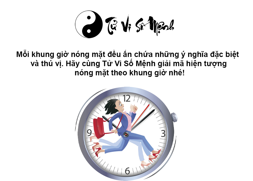 Giải mã hiện tượng nóng mặt ở nam nữ theo ngày và giờ