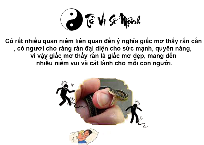 Nằm mơ bị rắn cắn dự báo điềm gì và ứng với con số nào