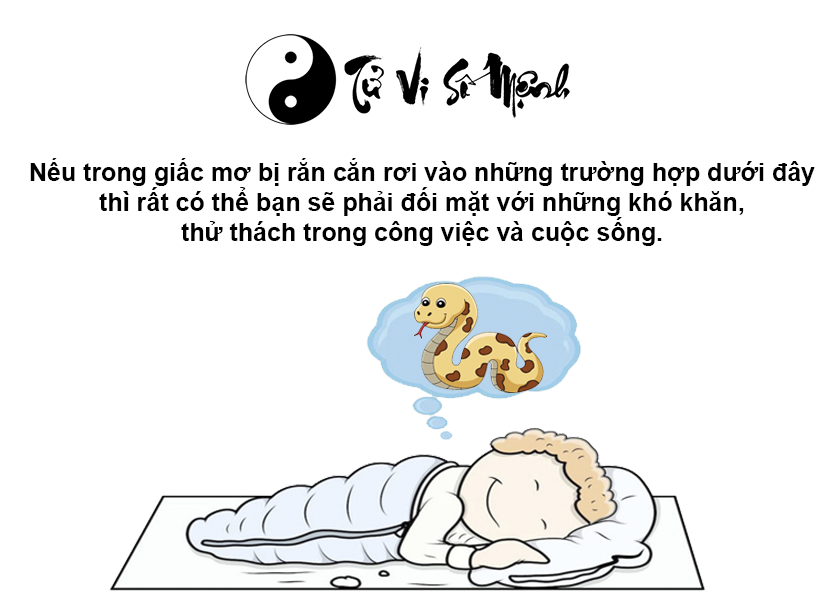 Nằm mơ bị rắn cắn dự báo điềm gì và ứng với con số nào