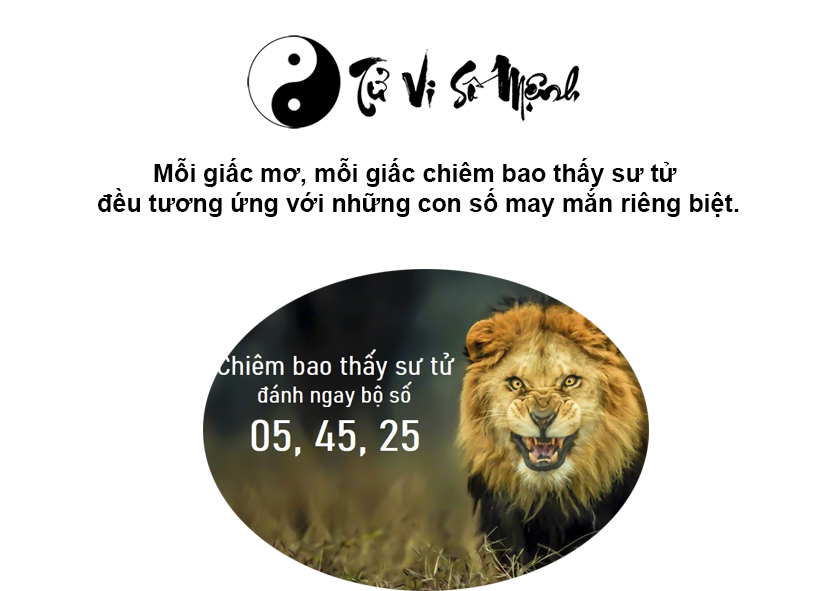 Giải mã giấc mơ thấy sư tử và con số may mắn