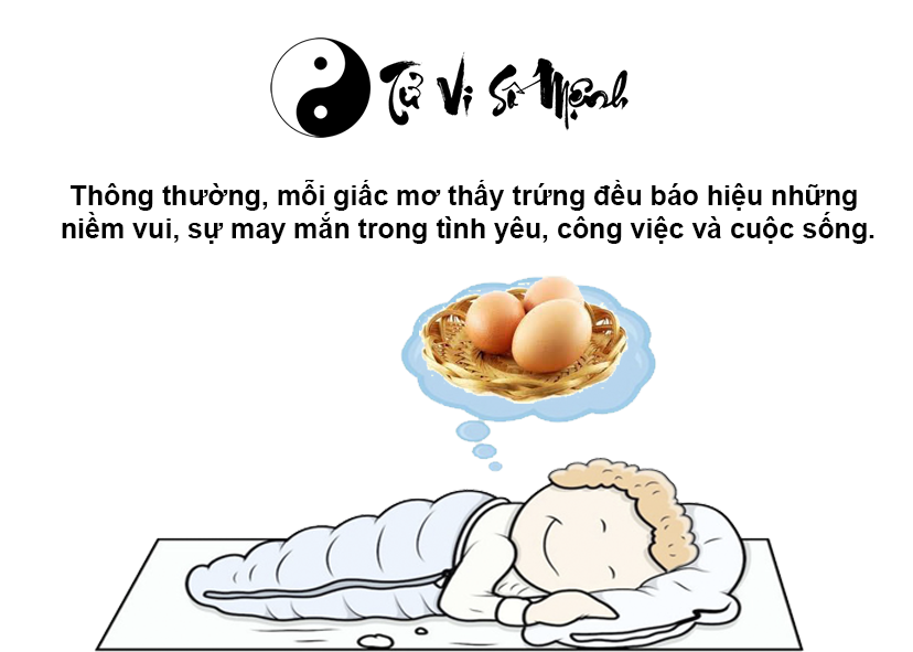 Nằm mơ thấy trứng là điềm gì và con số tương ứng