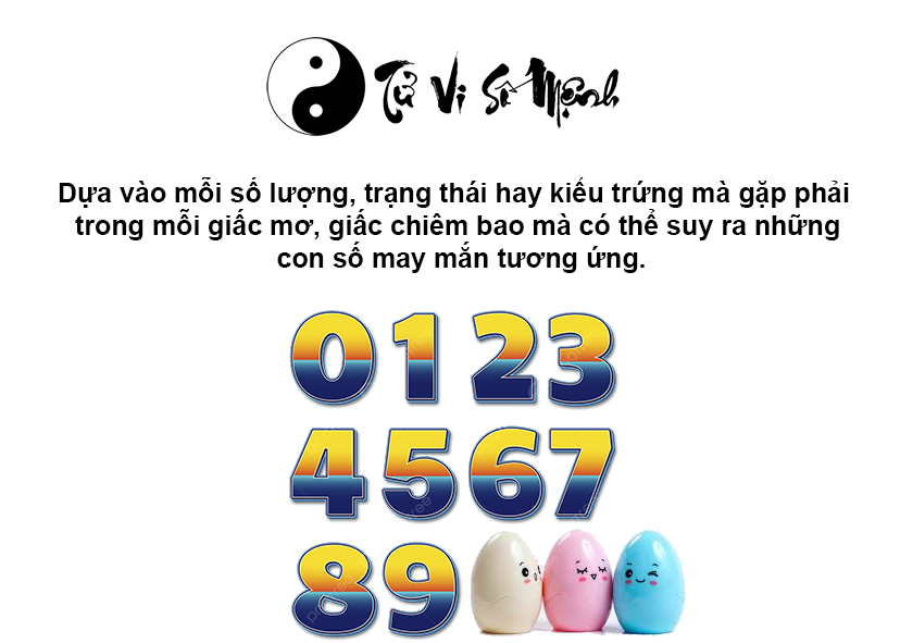 Nằm mơ thấy trứng là điềm gì và con số tương ứng