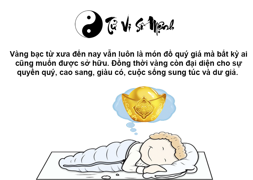 Nằm mơ thấy vàng dự báo điềm gì và ứng với con số nào