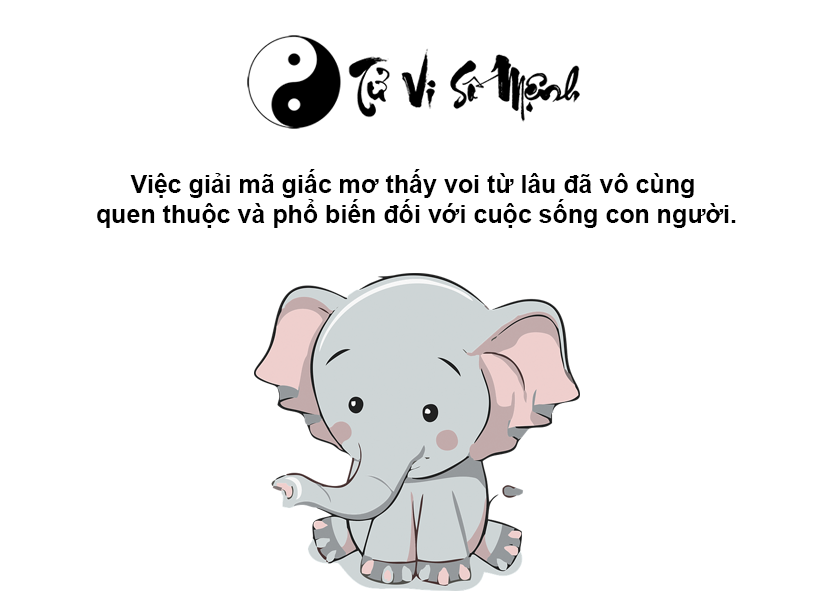 Mơ thấy voi là điềm báo gì và ứng với con số nào