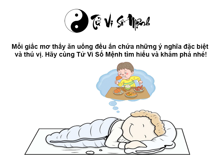 Giải mã giấc mơ thấy ăn uống và con số may mắn